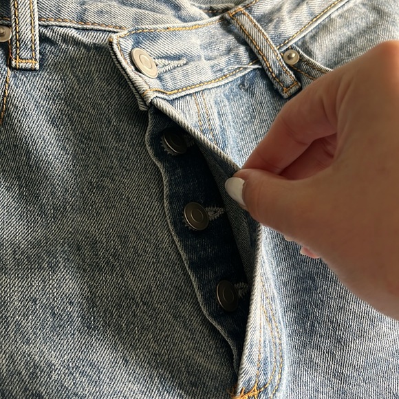 Princess Polly Cross Over Jeans - Picture 3 of 7